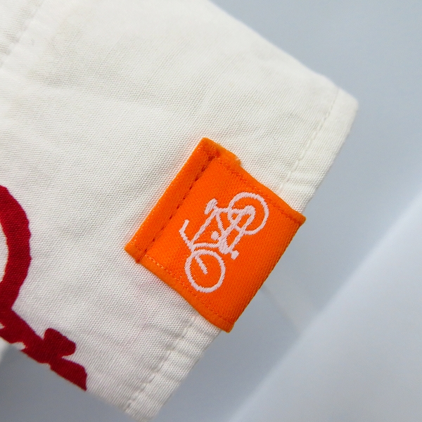 実際に弊社で買取させて頂いたle coq sportif×SOU SOU/ルコックスポルティフ×ソウソウ サイクリング 総柄 長袖シャツ Sの画像 5枚目