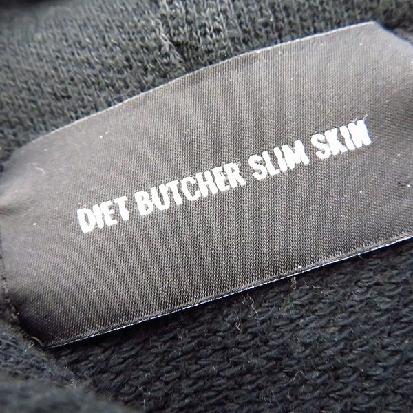 実際に弊社で買取させて頂いたDIET BUTCHER SLIM SKIN/ダイエットブッチャースリムスキン  プリントプルオーバーパーカーの画像 2枚目