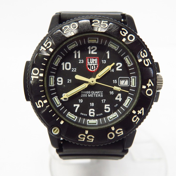 実際に弊社で買取させて頂いたLuminox/ルミノックス NAVY SEALS/ネイビーシールズ 3000/3900【動作未確認】の画像 1枚目
