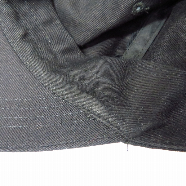 実際に弊社で買取させて頂いたuniform experiment/ユニフォームエクスペリメント 17AW TYPOGRAPHY CAP ブラックの画像 6枚目