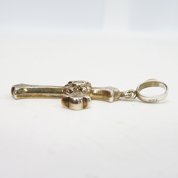 実際に弊社で買取させて頂いたLoree Rodkin/ローリーロドキン アンティークリーフクロスペンダントの画像 2枚目