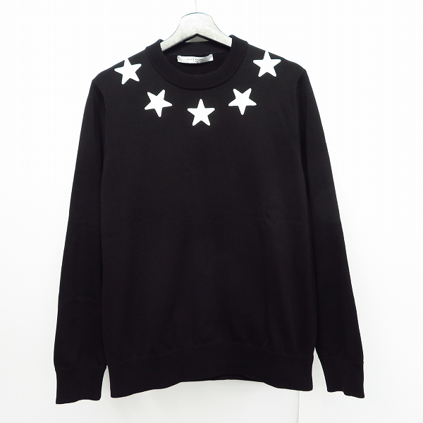 実際に弊社で買取させて頂いたGIVENCHY/ジバンシィ 18AW STARモチーフ テクニカルニット BM900D4Y0B/L