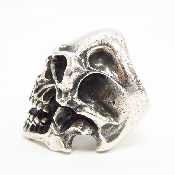 実際に弊社で買取させて頂いたL.S.D/ラウドスタイルデザイン LOUDER RING/ラウダーリング/スカル 11.5号の画像 2枚目