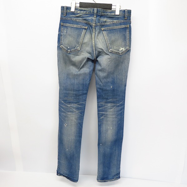 実際に弊社で買取させて頂いたLOUNGE LIZARD/ラウンジリザード ダメージ加工 スリム デニムパンツ/2の画像 1枚目