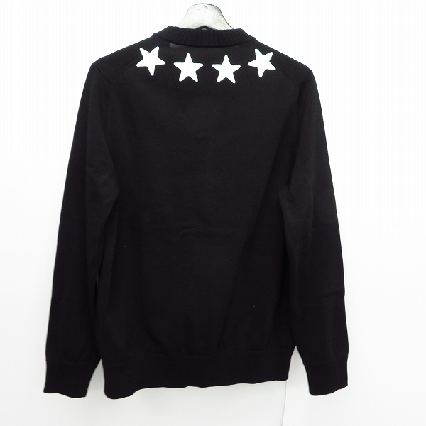 実際に弊社で買取させて頂いたGIVENCHY/ジバンシィ 18AW STARモチーフ テクニカルニット BM900D4Y0B/Lの画像 1枚目