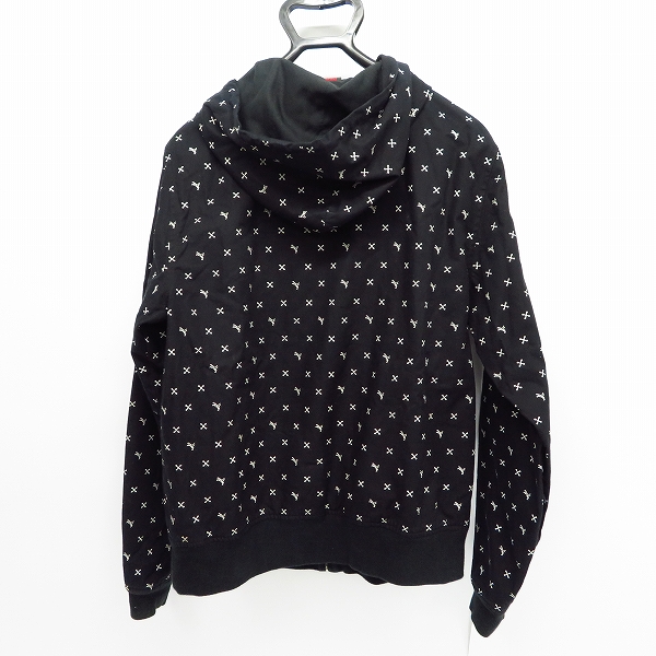 実際に弊社で買取させて頂いたCRIMIE/クライミー スカル総柄 ジップアップ フードジャケット/Mの画像 1枚目