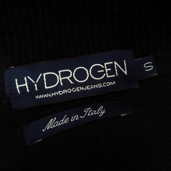 実際に弊社で買取させて頂いたHYDROGEN/ハイドロゲン H2J刺繍 ウール リブジャケット/Sの画像 2枚目