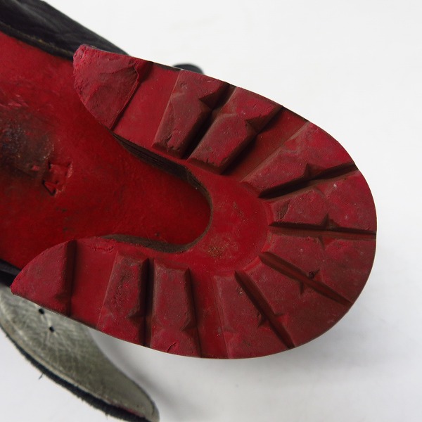 実際に弊社で買取させて頂いたHIROMU TAKAHARA/ヒロムタカハラ スカル/スタッズ ブーツ 41の画像 9枚目