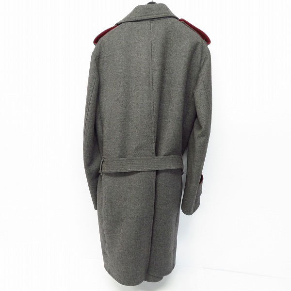 実際に弊社で買取させて頂いたFACTOTUM/ファクトタム ダブルブレストコート グレー/46の画像 1枚目