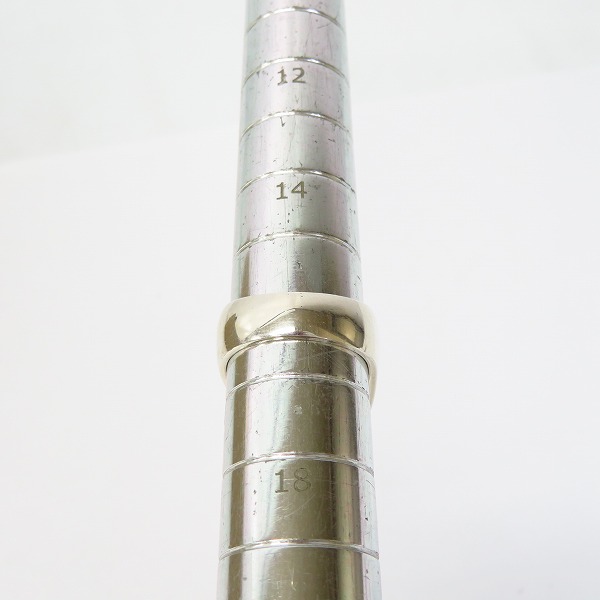 実際に弊社で買取させて頂いたCRAZY PIG/クレイジーピッグ LARGE EVIL SKULL/ラージ エビル スカルリング 16号の画像 6枚目