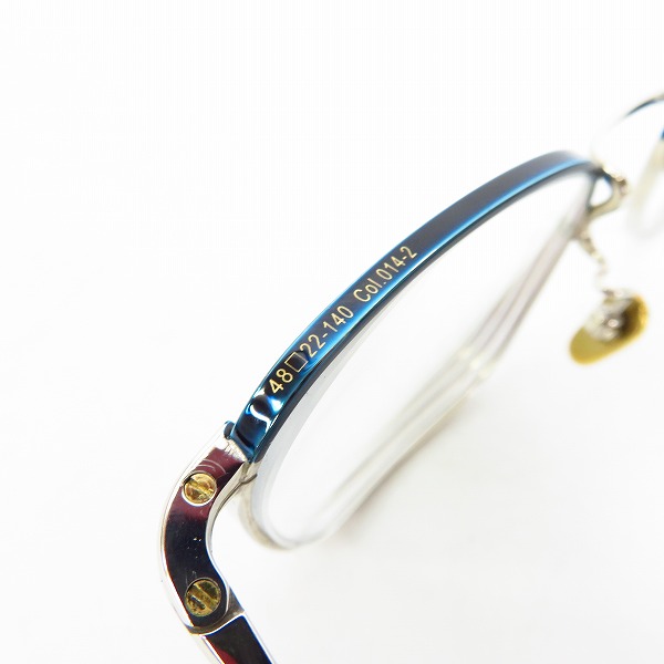 実際に弊社で買取させて頂いたOG×OLIVER GOLDSMITH/オリバーゴールドスミス Garageman/ガレージマン Col.014-2 眼鏡/メガネフレームの画像 6枚目