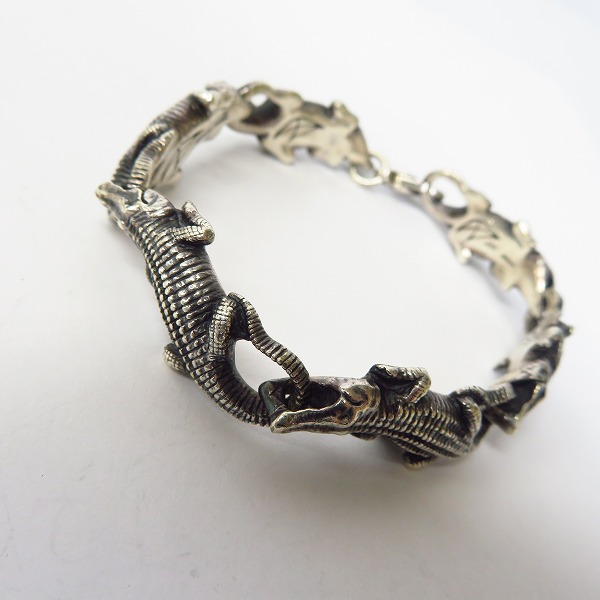 実際に弊社で買取させて頂いたCRAZY PIG/クレイジーピッグ CROCODILE BRACELET/クロコダイル ブレスレット