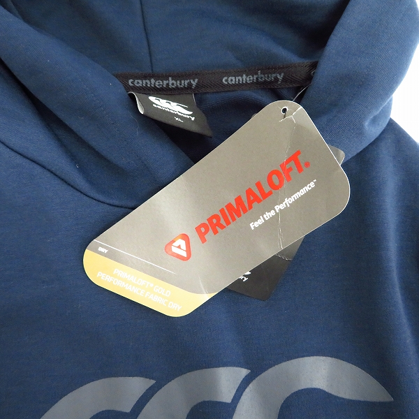 実際に弊社で買取させて頂いた【未使用】CANTERBURY/カンタベリー ロゴプリント プルオーバーパーカー/XLの画像 5枚目