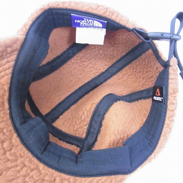 実際に弊社で買取させて頂いたTHE NORTH FACE PURPLE LABEL/ノースフェイス パープルレーベル フリースキャップ NN8864N/Fの画像 4枚目