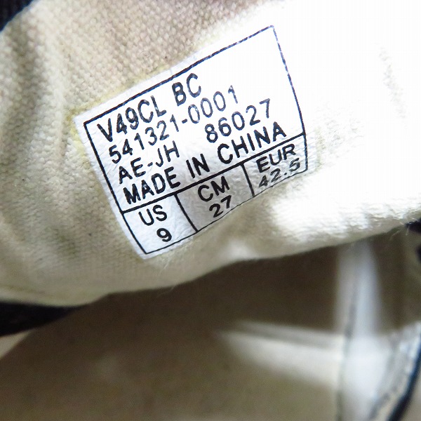実際に弊社で買取させて頂いたVANS/バンズ チャッカスニーカー チェック柄 V49CL BC 27の画像 5枚目