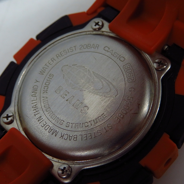 実際に弊社で買取させて頂いたG-SHOCK×BEAMS/Gショック×ビームス コラボ 別注 スピードモデル/タフソーラー G-5500BEの画像 3枚目