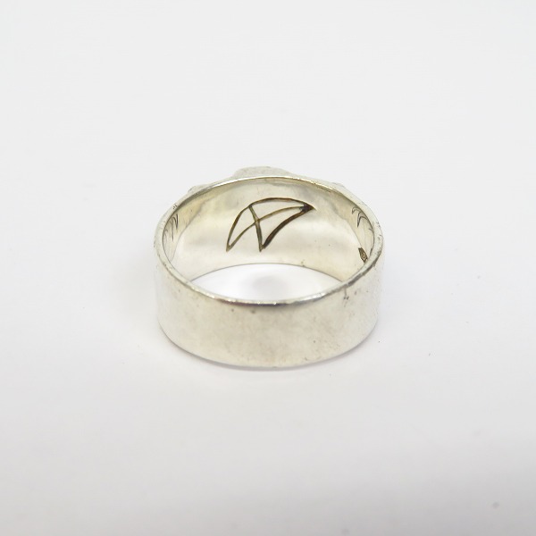 実際に弊社で買取させて頂いたCRAZY PIG/クレイジーピッグ SKULL&CROSS BINE/スカル＆クロス バイン リング #346 14号の画像 3枚目