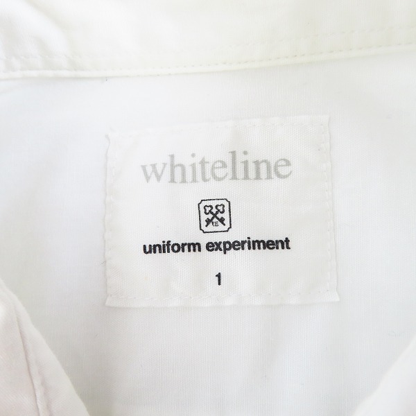 実際に弊社で買取させて頂いたuniform experiment/ユニフォームエクスペリメント 2トーン レギュラーカラーシャツ UE-120020/1の画像 2枚目