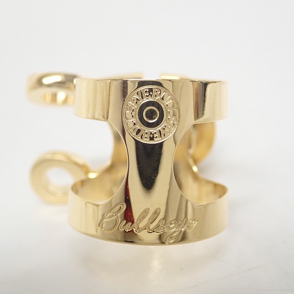 実際に弊社で買取させて頂いた【美品】BULLSEYE/ブルズアイ BULLS EX/ブルズEX SELMER SOP ソプラノサックス用 リガチャーの画像 1枚目