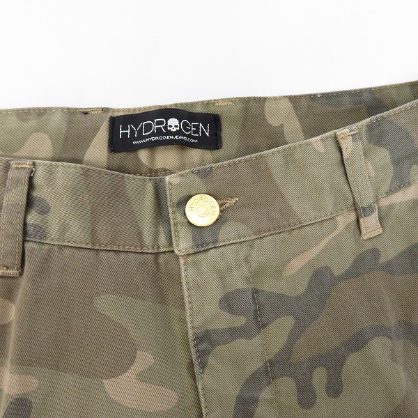 実際に弊社で買取させて頂いたHYDROGEN/ハイドロゲン カモフラ/迷彩柄 コットンハーフパンツ Size：30の画像 5枚目