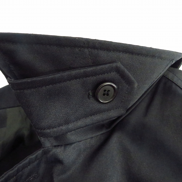 実際に弊社で買取させて頂いたGIORGIO ARMANI/ジョルジオアルマーニ トレンチコート ダークネイビーの画像 6枚目