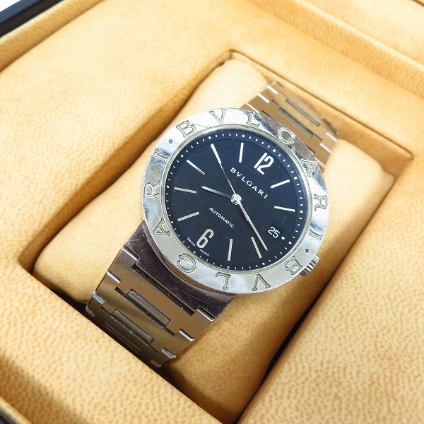 実際に弊社で買取させて頂いたBVLGARI/ブルガリ BB38SS ブルガリブルガリ デイト 自動巻き