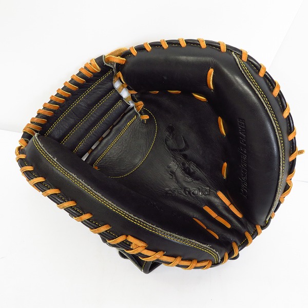 実際に弊社で買取させて頂いたHi-Gold/ハイゴールド 己極 軟式用 キャッチャーミット OKG-681Mの画像 2枚目