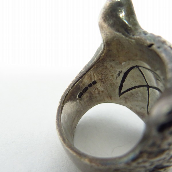 実際に弊社で買取させて頂いたCRAZY PIG/クレイジーピッグ WOLF RING/ウルフリング 12.5号の画像 7枚目