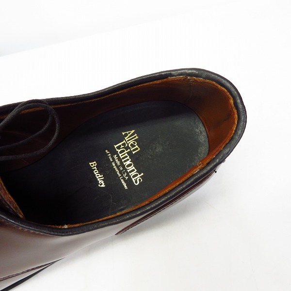 実際に弊社で買取させて頂いたALLEN EDMONDS/アレンエドモンド レザーレースアップシューズ/2291/9の画像 4枚目
