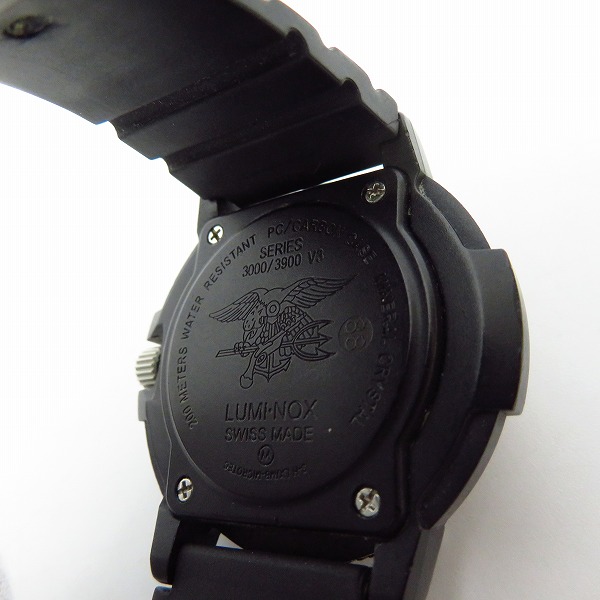 実際に弊社で買取させて頂いたLuminox/ルミノックス NAVY SEALS/ネイビーシールズ 3000/3900【動作未確認】の画像 4枚目