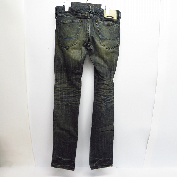 実際に弊社で買取させて頂いたFACTOTUM/ファクトタム レザーパッチ デニムパンツ/29の画像 1枚目