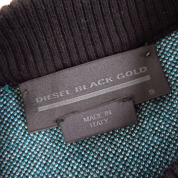 実際に弊社で買取させて頂いたDIESEL BLACK GOLD/ディーゼル ブラックゴールド コットンニット/Sの画像 2枚目