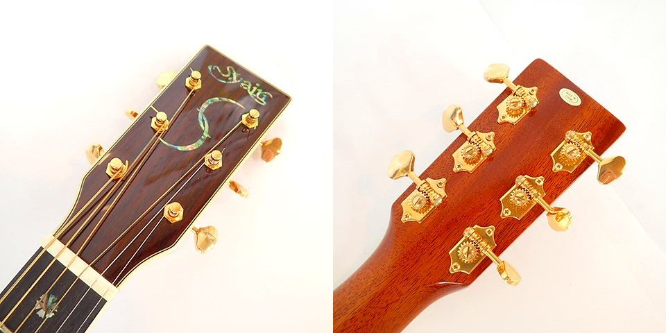 実際に弊社で買取させて頂いた★S.Yairi/Sヤイリ YD-42/N アコースティックギター ハードケース付きの画像 3枚目