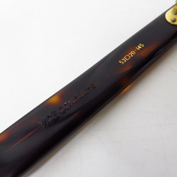 実際に弊社で買取させて頂いたOliver Goldsmith/オリバーゴールドスミス VICE CONSUL-S 度入り/眼鏡/メガネフレームの画像 3枚目