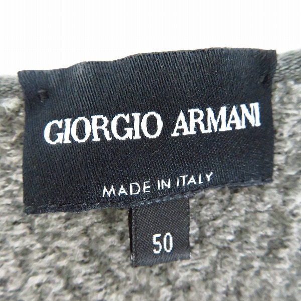 実際に弊社で買取させて頂いたGiorgio Armani/ジョルジオ アルマーニ 起毛クルーネックセーター/50の画像 2枚目