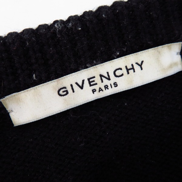 実際に弊社で買取させて頂いたGIVENCHY/ジバンシー ロゴ/ボーダー バンドヘビー セーター/BM900G400M/Sの画像 2枚目
