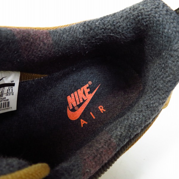 実際に弊社で買取させて頂いたNIKE×CARHARTT/ナイキ×カーハート AIR FORCE 1/エアフォース1 07 PRMWIP AV4113-200/27.5 の画像 4枚目
