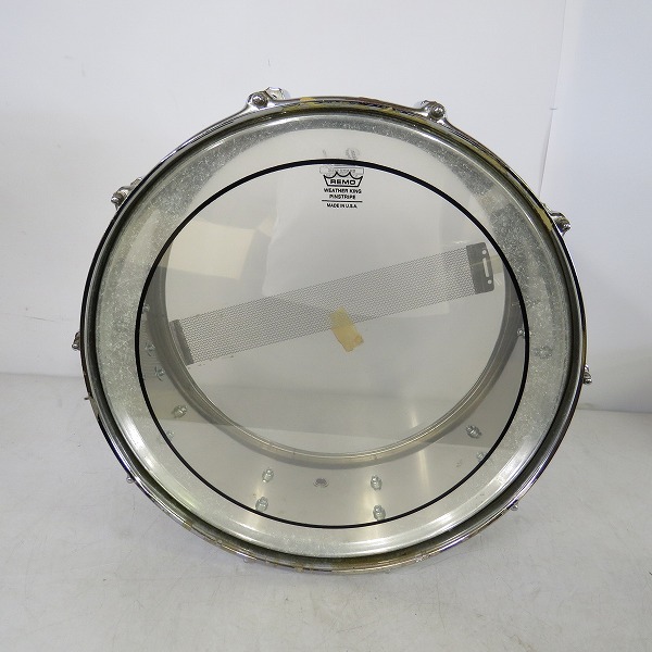 実際に弊社で買取させて頂いたPearl/パール Steel shell スネア 約14×6.5の画像 6枚目