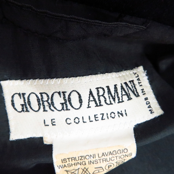 実際に弊社で買取させて頂いたGIORGIO ARMANI/ジョルジオアルマーニ トレンチコート ダークネイビーの画像 2枚目