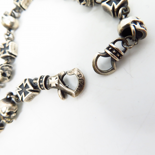 実際に弊社で買取させて頂いたDEAL DESIGN/ディールデザイン スカルス アイアンクロス ブレスレットの画像 3枚目