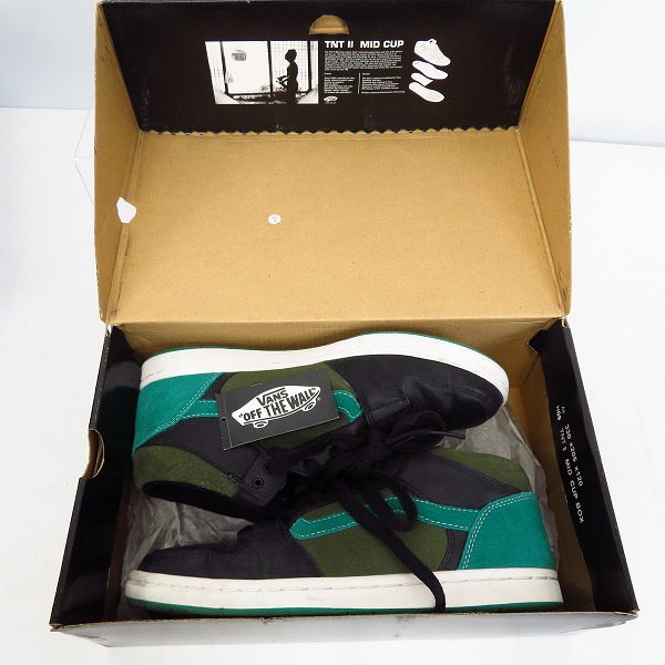 実際に弊社で買取させて頂いたVANS/バンズ TNT 2 MID CUP BLACK BELL/PEPPER スニーカー/27.5cmの画像 7枚目