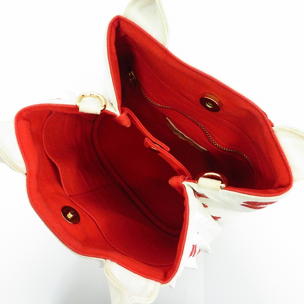 実際に弊社で買取させて頂いたdress camp/ドレスキャンプ リップ×スタッズ ハンドバッグの画像 3枚目