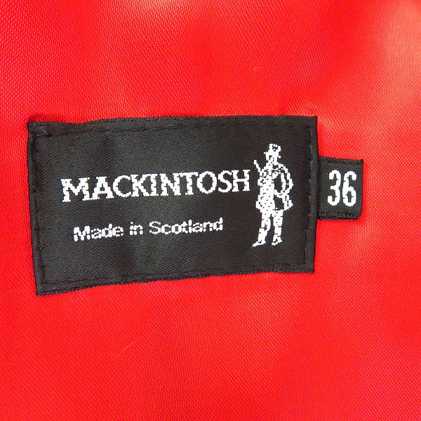 実際に弊社で買取させて頂いたMACINTOSH/マッキントッシュ ウール メルトンコート 36の画像 3枚目