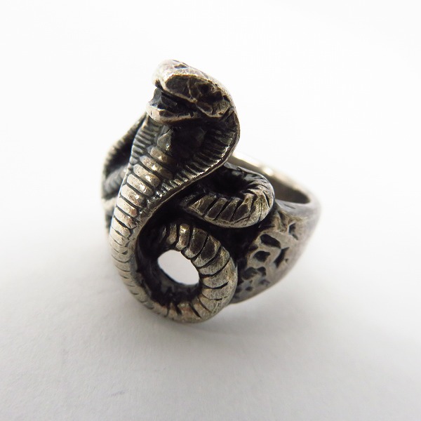 実際に弊社で買取させて頂いたCRAZY PIG/クレイジーピッグ コブラ スネークリング 19.5号