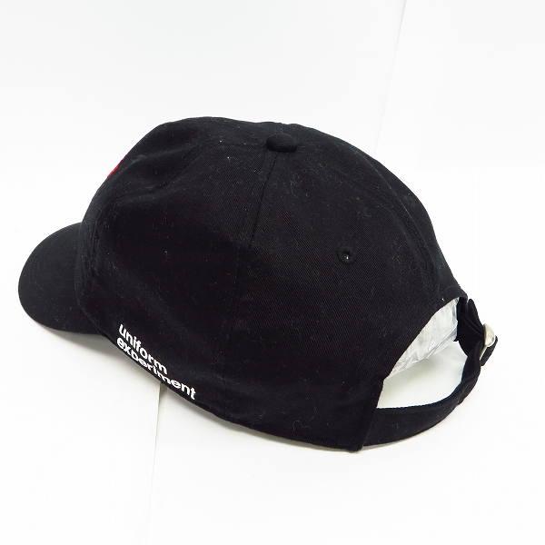 実際に弊社で買取させて頂いたuniform experiment/ユニフォームエクスペリメント 17AW TYPOGRAPHY CAP ブラックの画像 1枚目