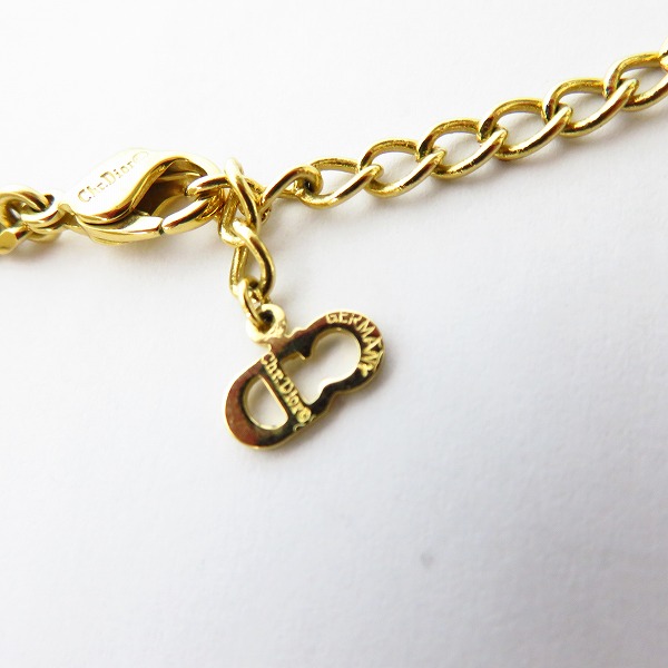 実際に弊社で買取させて頂いたChristian Dior/クリスチャンディオール オールド ゴールドネックレスの画像 4枚目