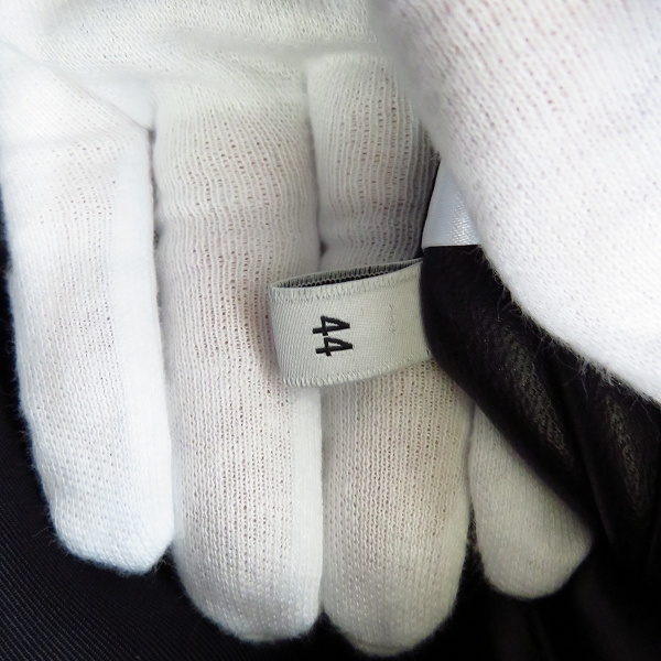 実際に弊社で買取させて頂いたLITHIUM HOMME/リチウムオム ラムレザー ダブルライダースジャケット LH22-0226 44の画像 3枚目