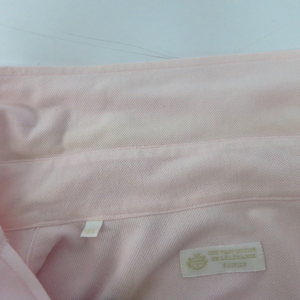 実際に弊社で買取させて頂いたEDIFICE/エディフィス 長袖シャツ ピンク/44の画像 5枚目