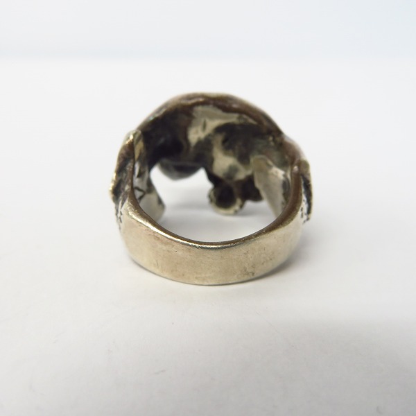 実際に弊社で買取させて頂いたCRAZY PIG/クレイジーピッグ フロッグスカルリング 19号の画像 3枚目