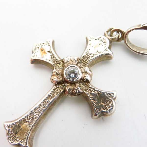 実際に弊社で買取させて頂いたLoree Rodkin/ローリーロドキン アンティークリーフクロスペンダントの画像 3枚目